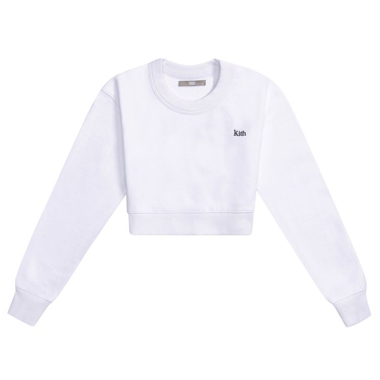 Kith Women Lynn Cropped Crew White