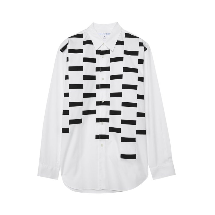 Comme des Garçons SHIRT Printed Shirt 'White/Black'