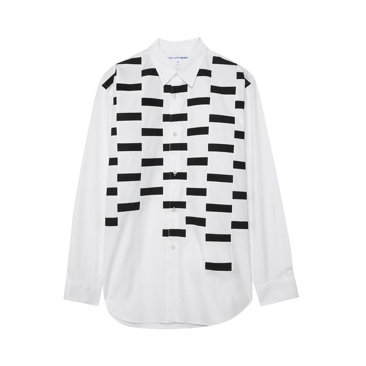 Comme des Garcons SHIRT Printed Shirt WhiteBlack