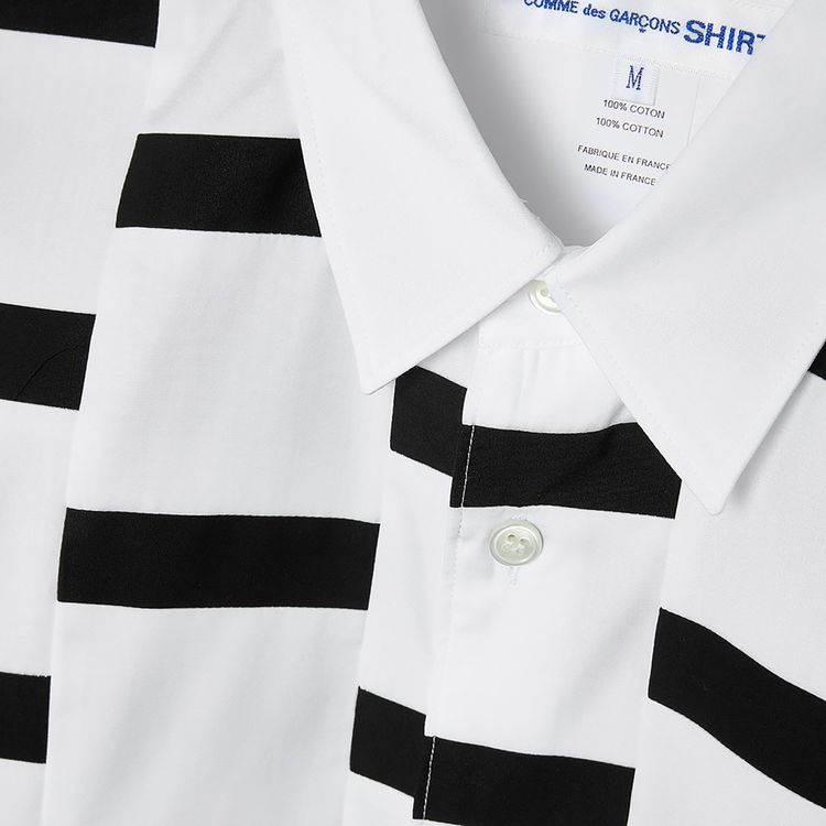 Comme des Garcons SHIRT Printed Shirt WhiteBlack