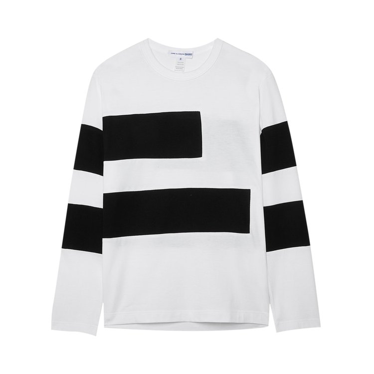 Comme des Garçons SHIRT Color Block T-Shirt 'White/Black'