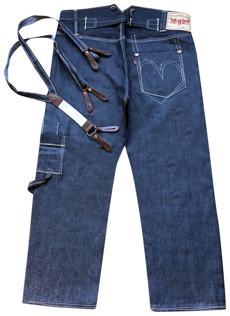 Junya Watanabe x Comme Des Garcons MAN x Levis Suspender Work Jeans Indigo