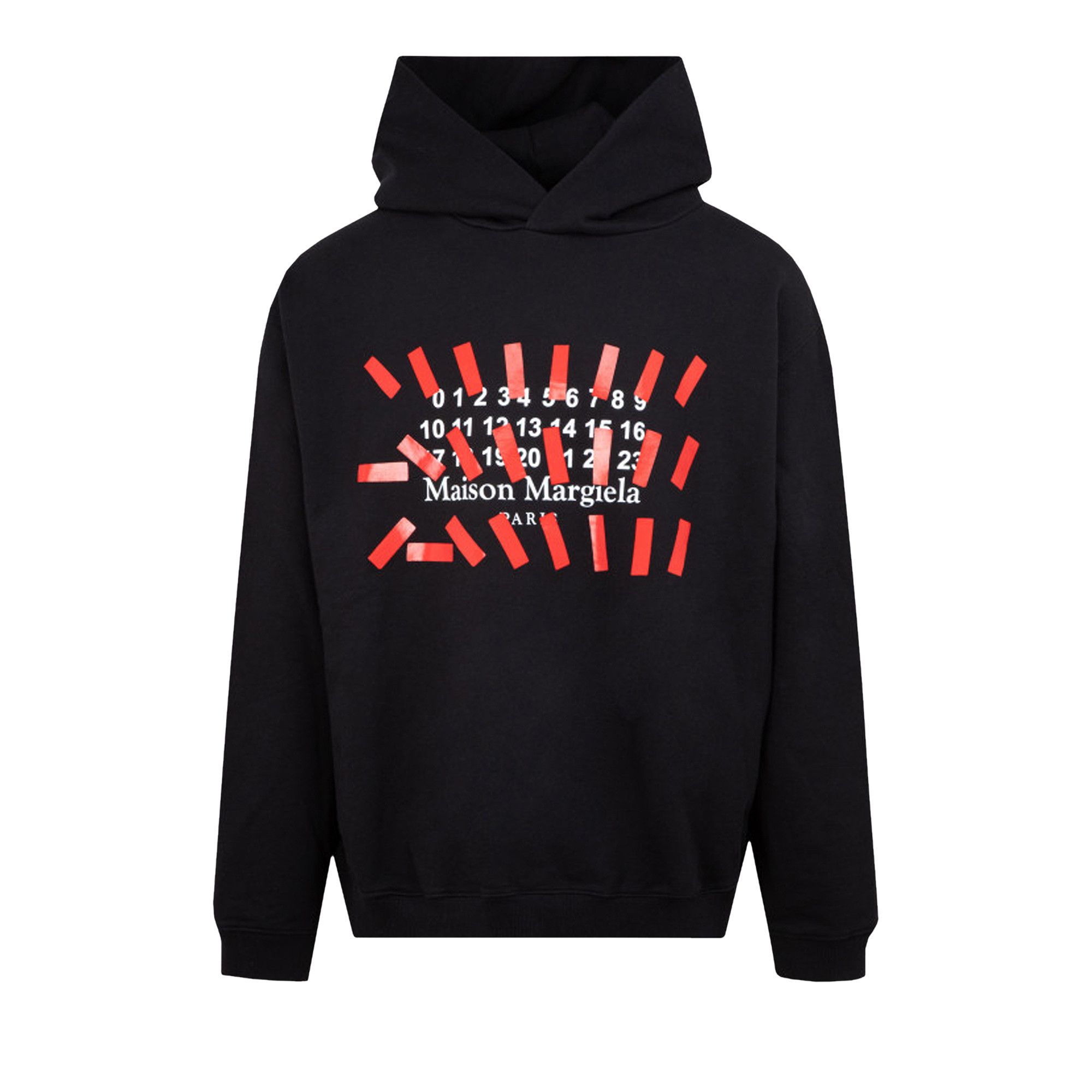 Buy Maison Margiela Number Logo Hoodie 'Black' - S30GU0148 Buy Maison Margiela Number Logo Hoodie 'Black' - S30GU0148