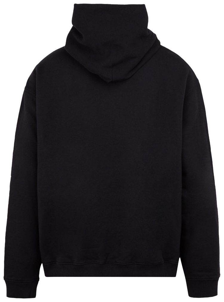 Maison Margiela Number Logo Hoodie Black