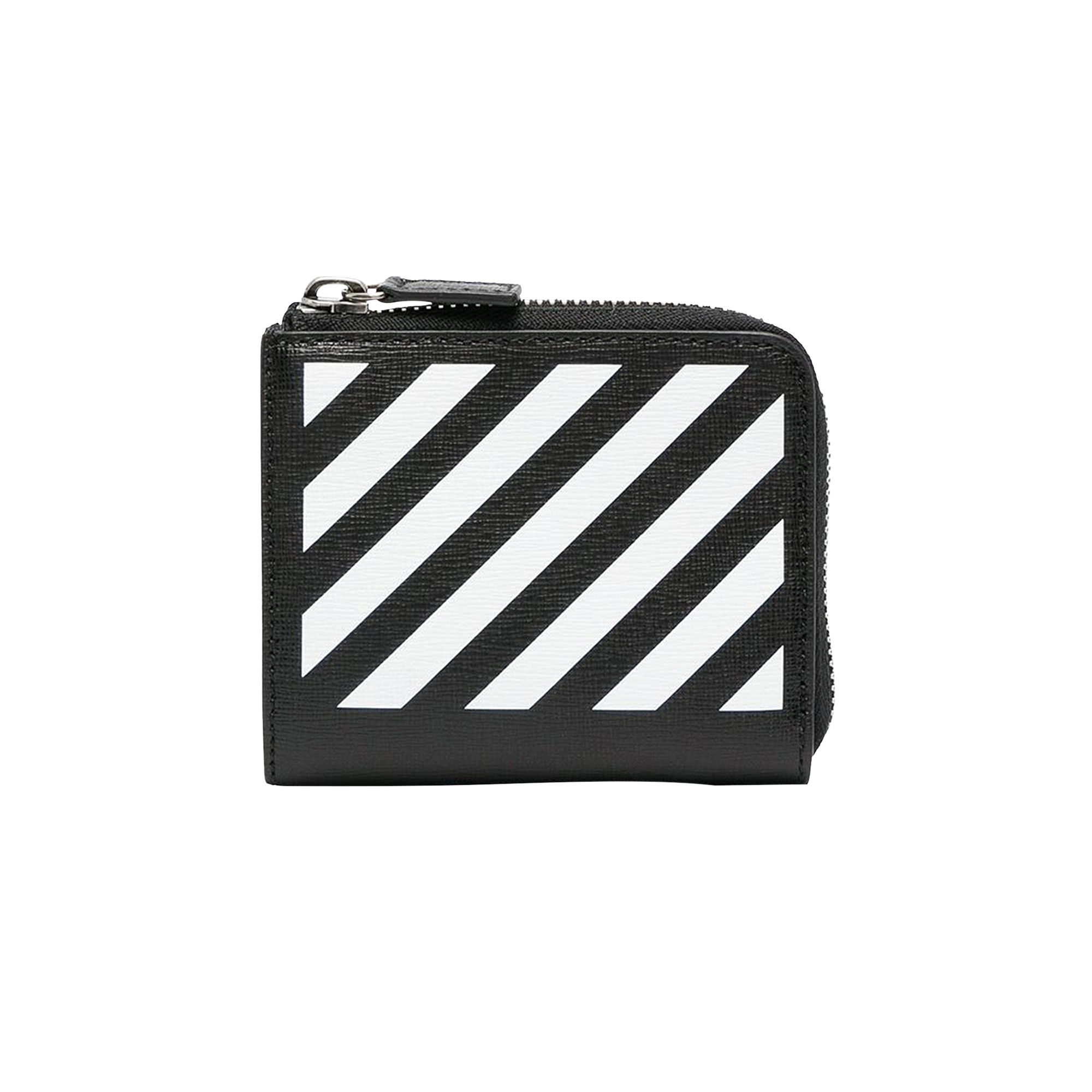 ◆関税込◆【Off-White】Diag レザーウォレット ブラック Buy Off-White Diag Wallet 'Black/White