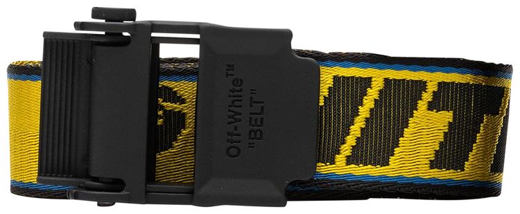 Off White Hybrid Industrial Belt YellowBlack