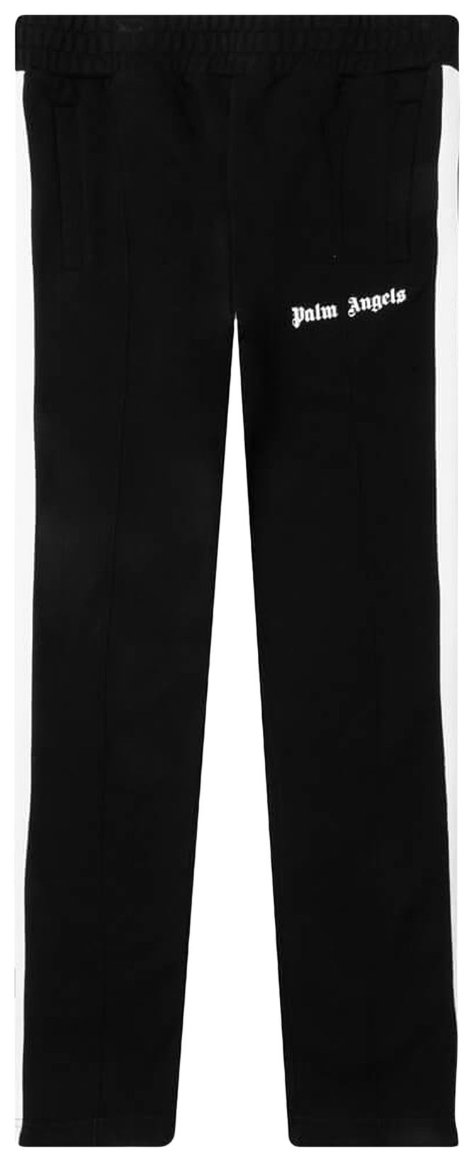 Palm Angels Fleece Track Pants BlackWhite
