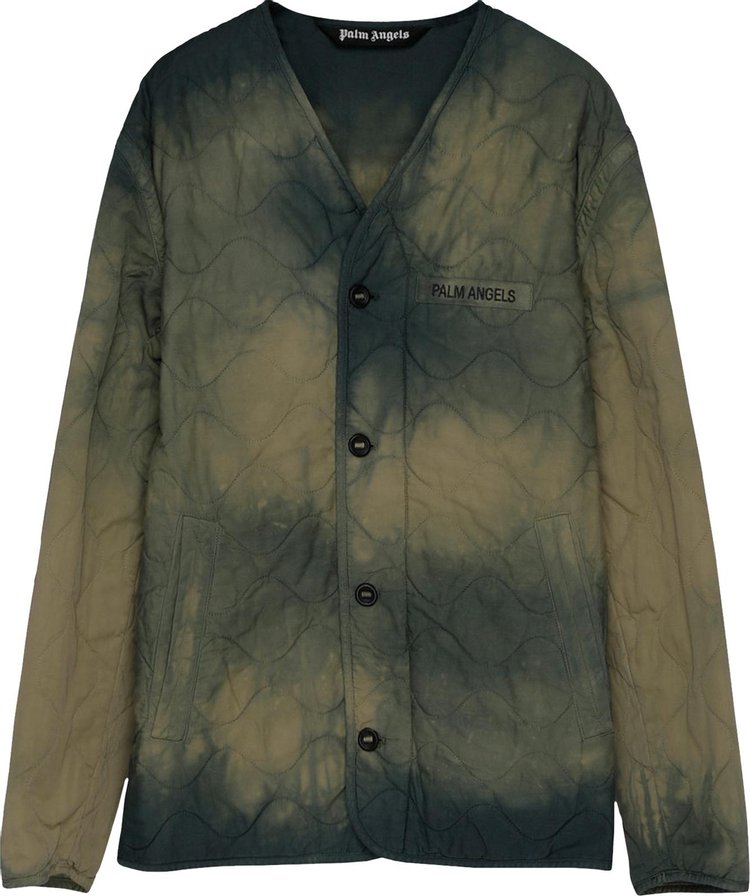 Palm Angels Military Wings Tie Dye Jacket 'Green'