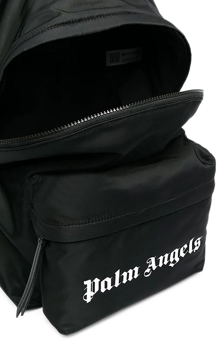 Palm Angels Essential Small Backpack BlackWhite