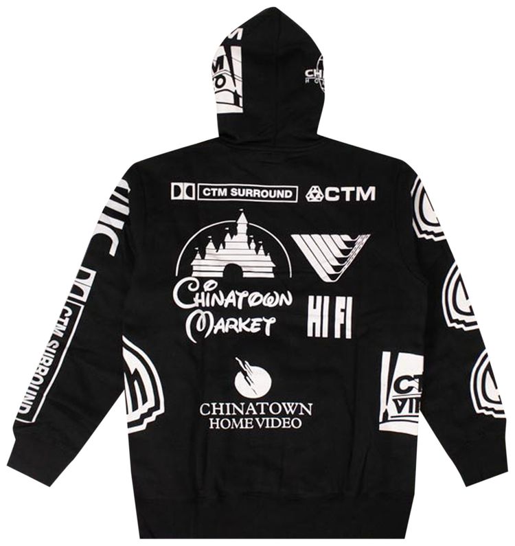 Chinatown Market Entertainment Hoodie Black