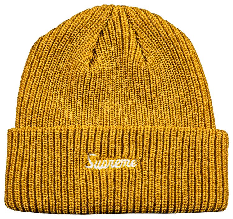 Supreme Loose Gauge Beanie Sulfur