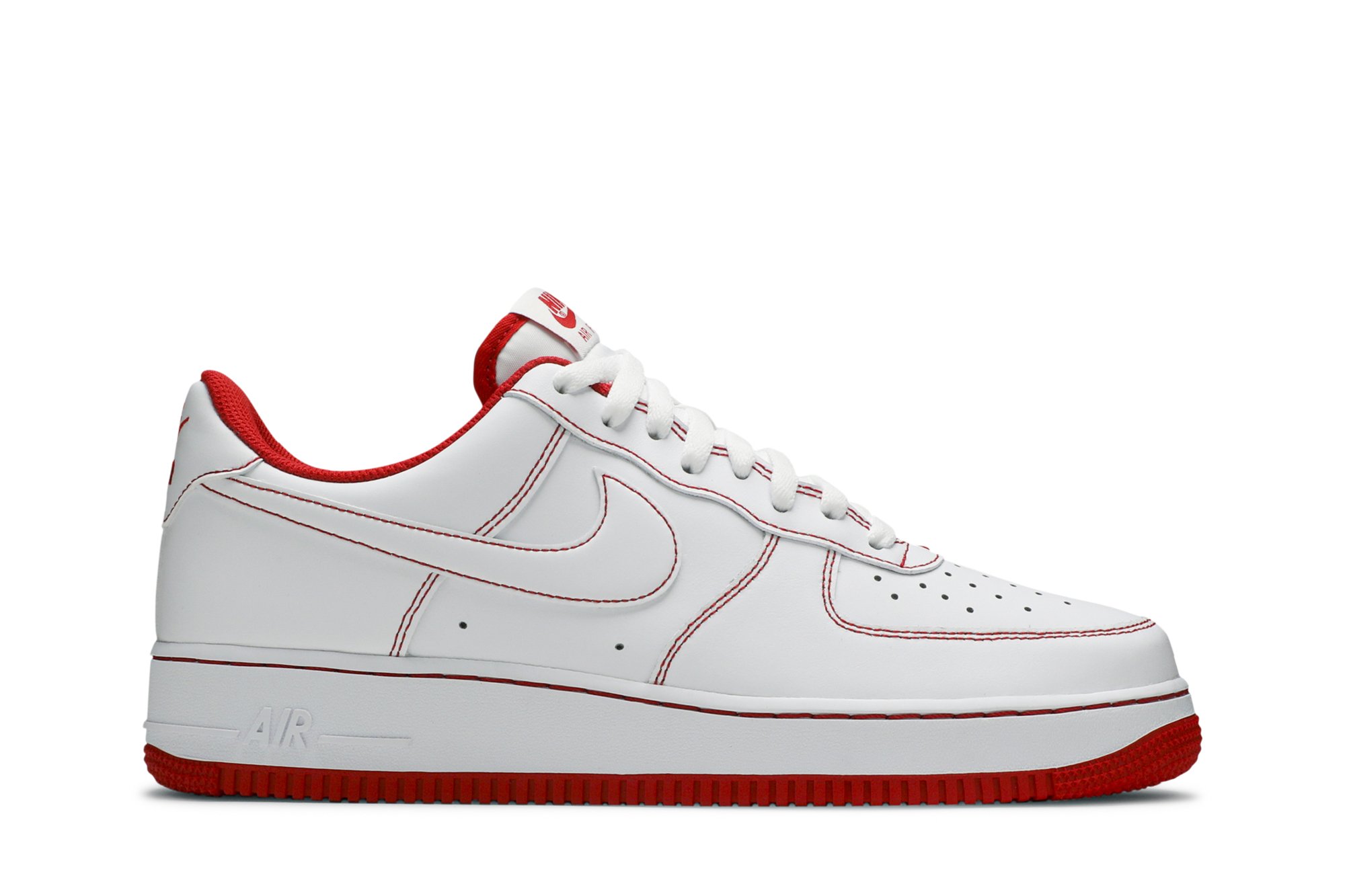 Buy Air Force 1 '07 'Contrast Stitch - White University Red ...