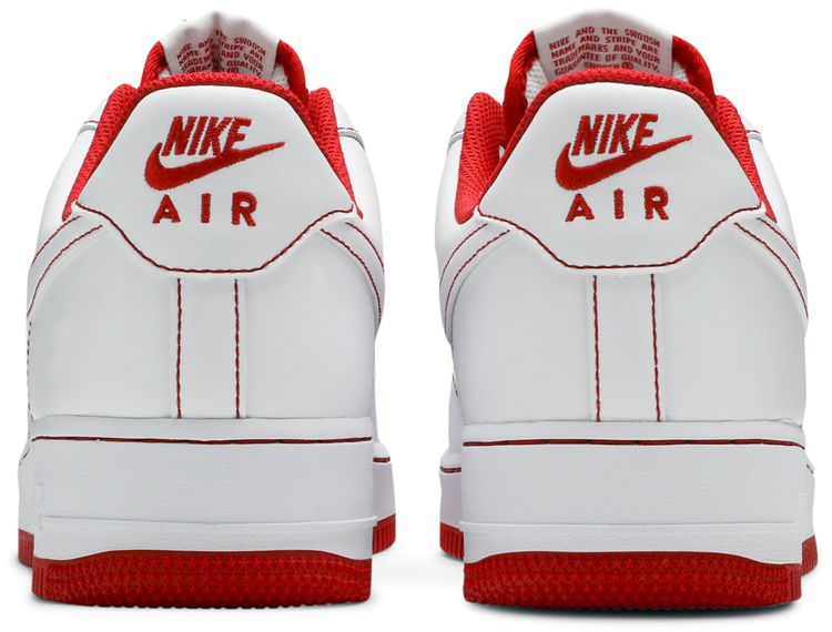 Nike Air Force 1 07 Contrast Stitch White University Red