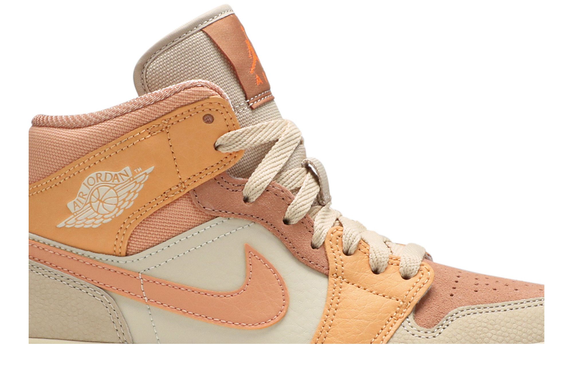 apricot mids jordans