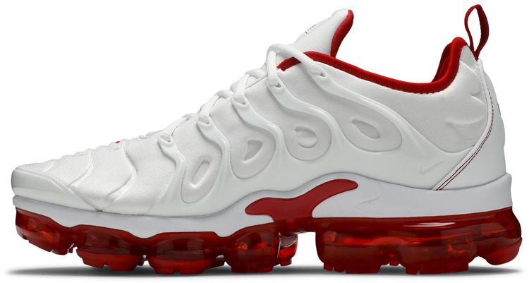 Nike Air VaporMax Plus White University Red