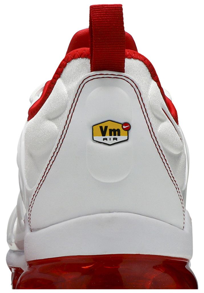 Nike Air VaporMax Plus White University Red
