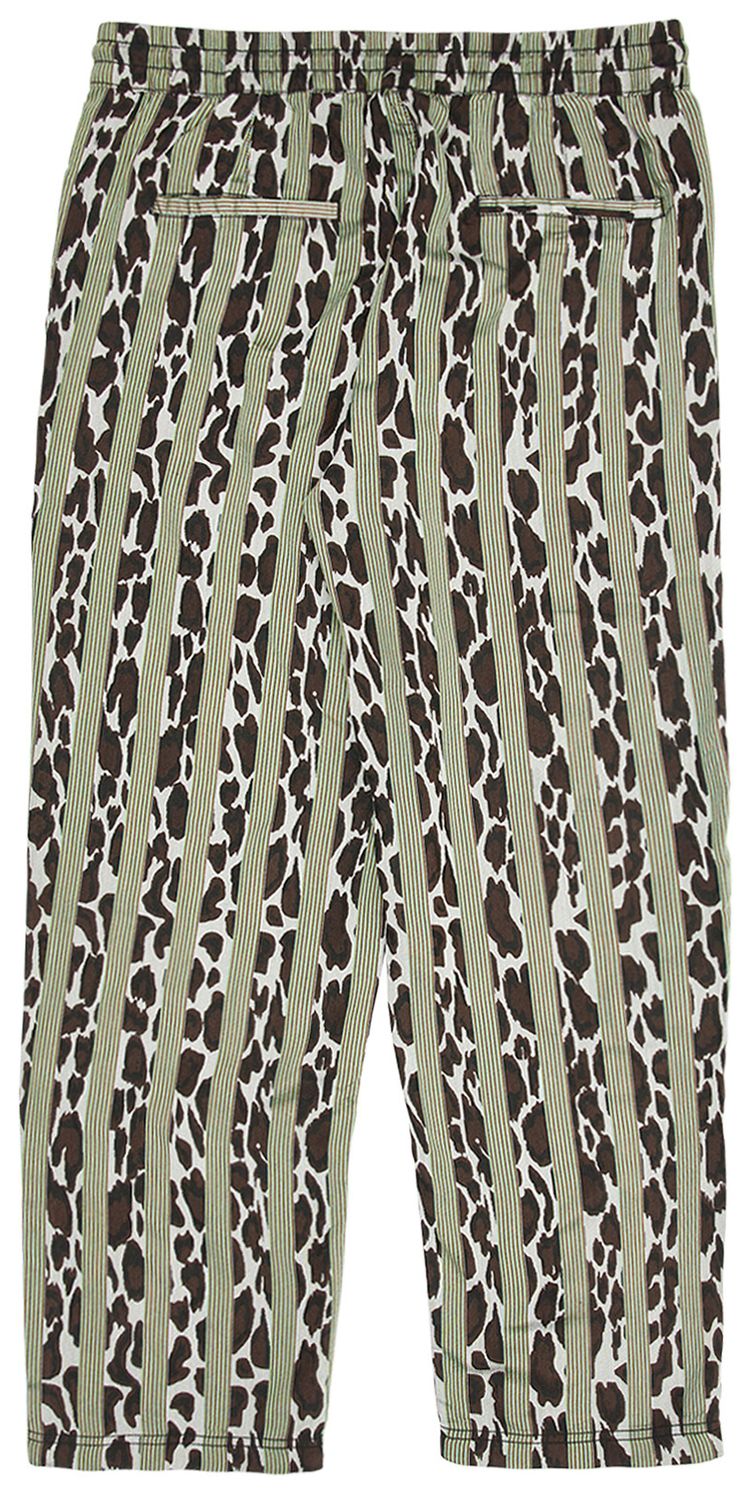 Pleasures Bloom Striped Beach Pant Black