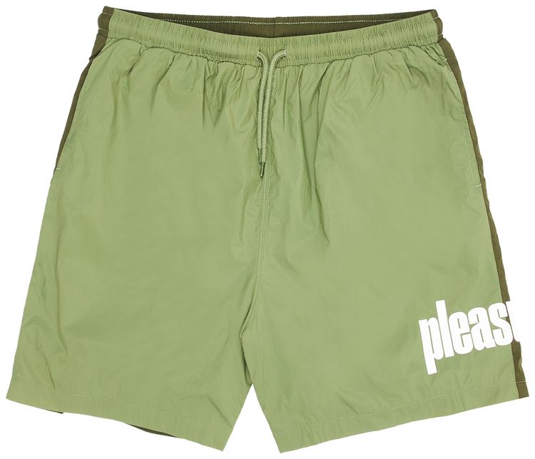 Pleasures Electric Active Shorts Green