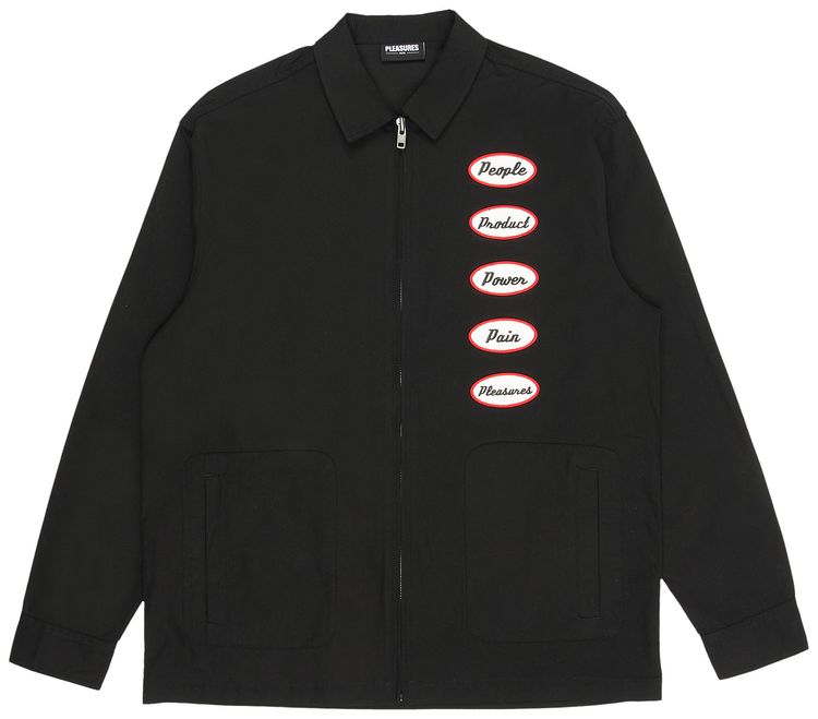 Pleasures Power Gas Station Jacket Black