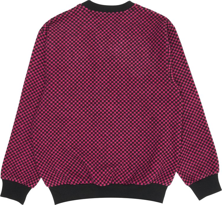 Pleasures Alliance Checkered Cardigan Black