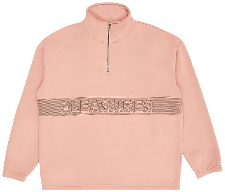 Pleasures Decline Quarter Zip Mauve