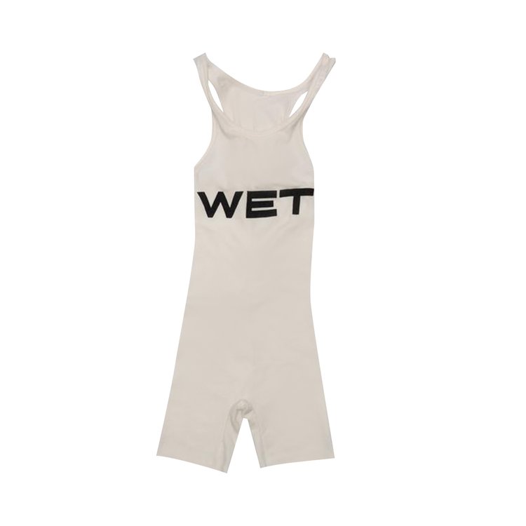 YZY Mowalola Wet Bodysuit White