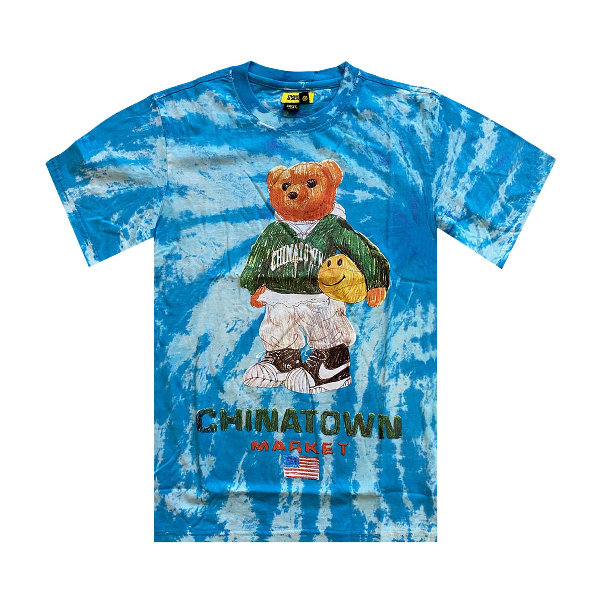 Chinatown Market UV Smiley Basket Ball T-Shirt 太陽光 Chinatown Market UV Smiley Basketball Tee White | END. (TW)