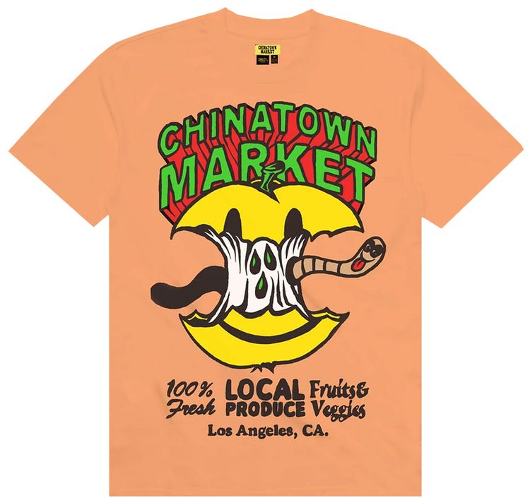 Chinatown Market Smiley Local Produce Apple Tee Peach