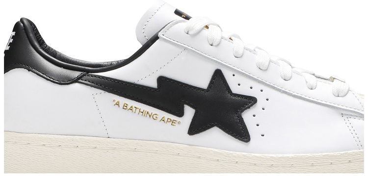 BAPE x Superstar White Black