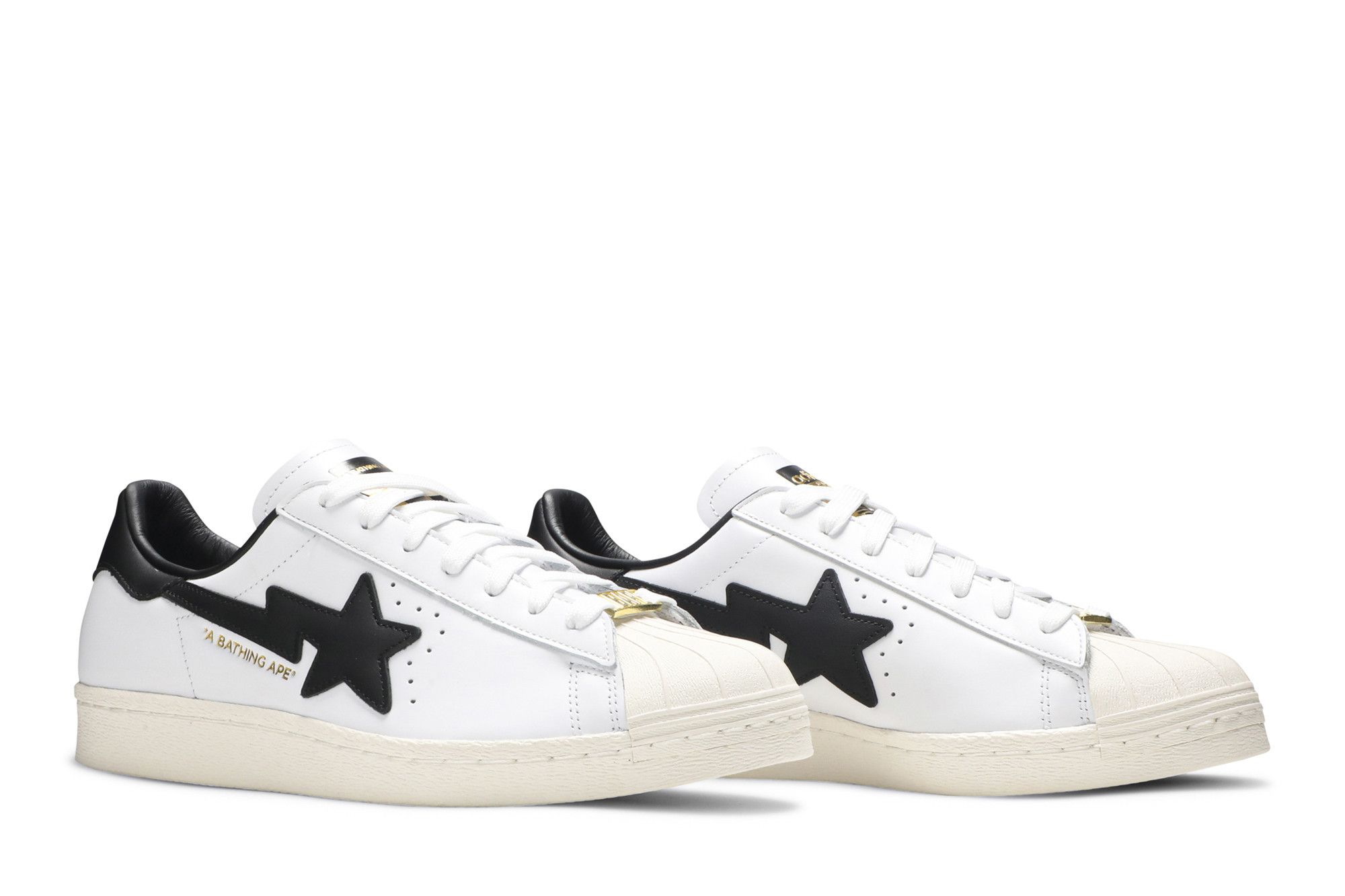 Buy BAPE x Superstar White Black GZ8980 GOAT CA