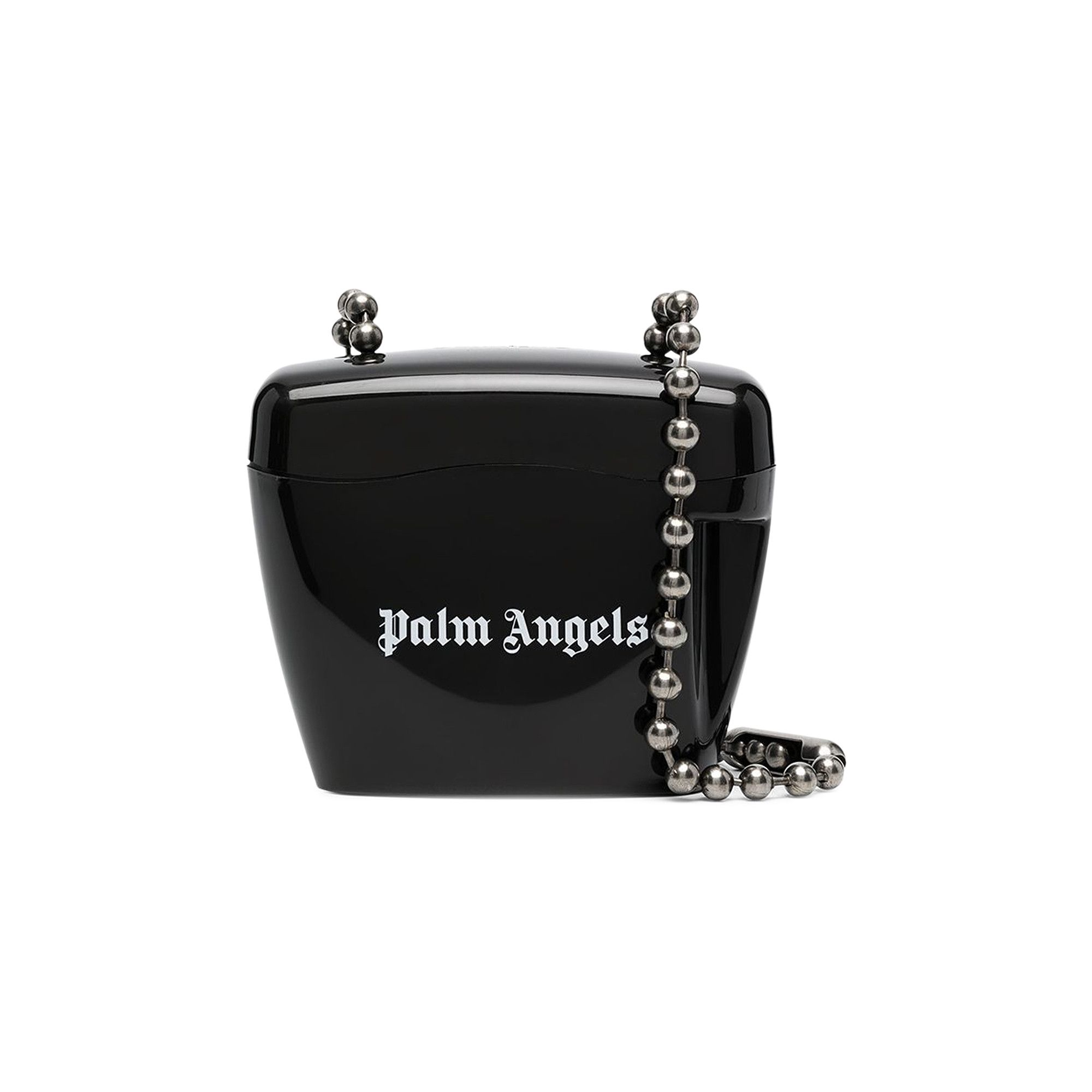 Buy Palm Angels Mini Padlock Bag Black White PWNQ002S21PLA0011001 GOAT CA