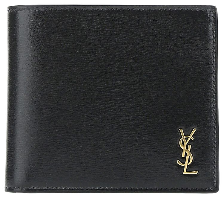 Saint Laurent Logo Wallet Black