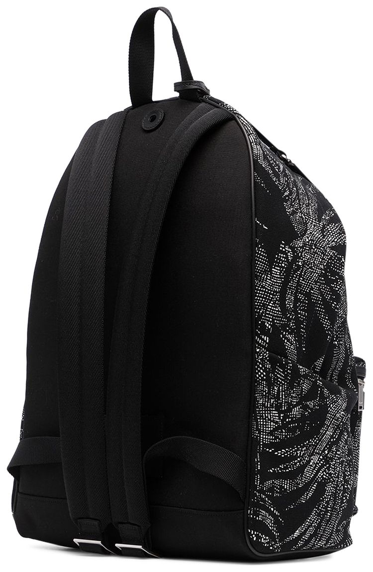 Saint Laurent Canvas City Backpack NeroIvory