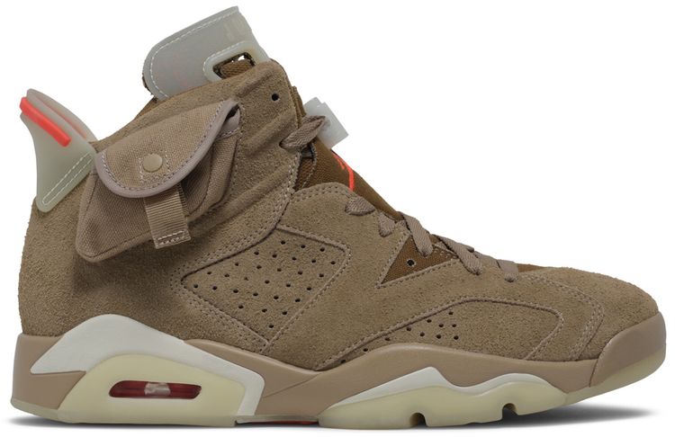 Travis Scott x Air Jordan 6 Retro British Khaki Sample