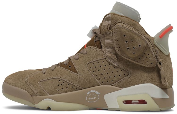 Travis Scott x Air Jordan 6 Retro British Khaki Sample