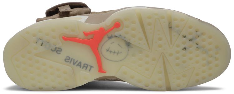 Travis Scott x Air Jordan 6 Retro British Khaki Sample