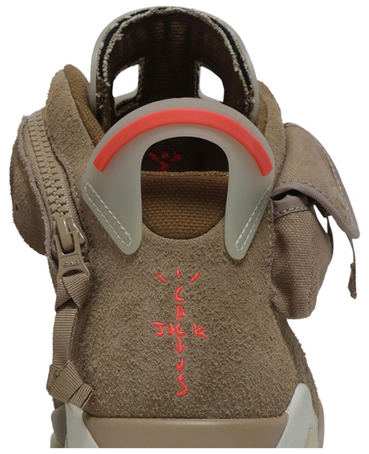 Travis Scott x Air Jordan 6 Retro British Khaki Sample