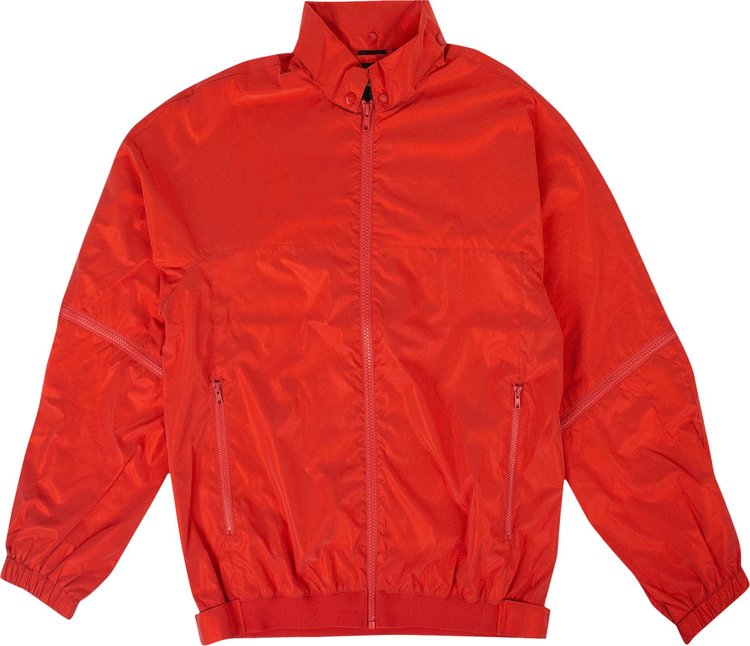 Chinatown Market Zip Up Reflective Jacket 'Red'