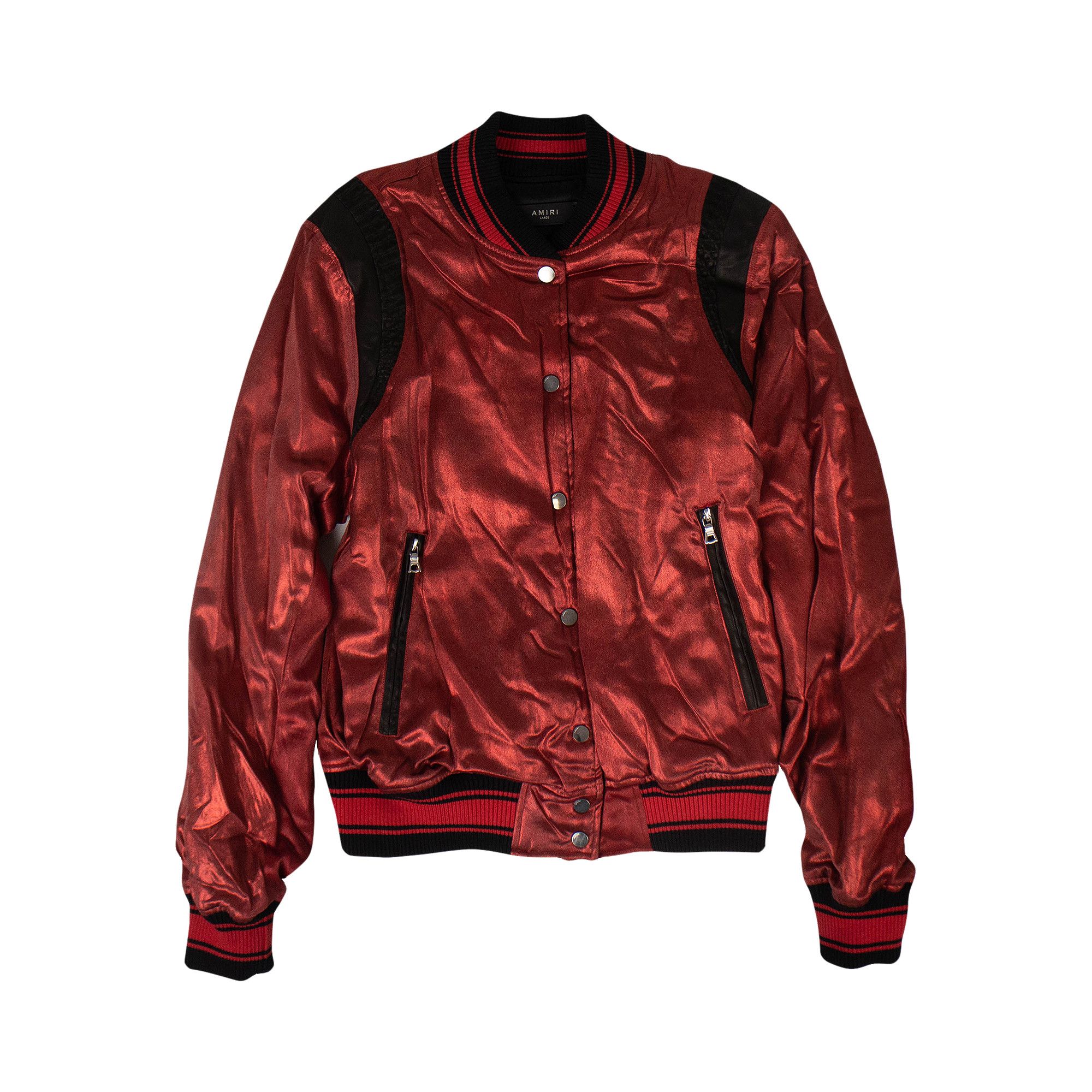 Amiri silk bomber jacket best sale