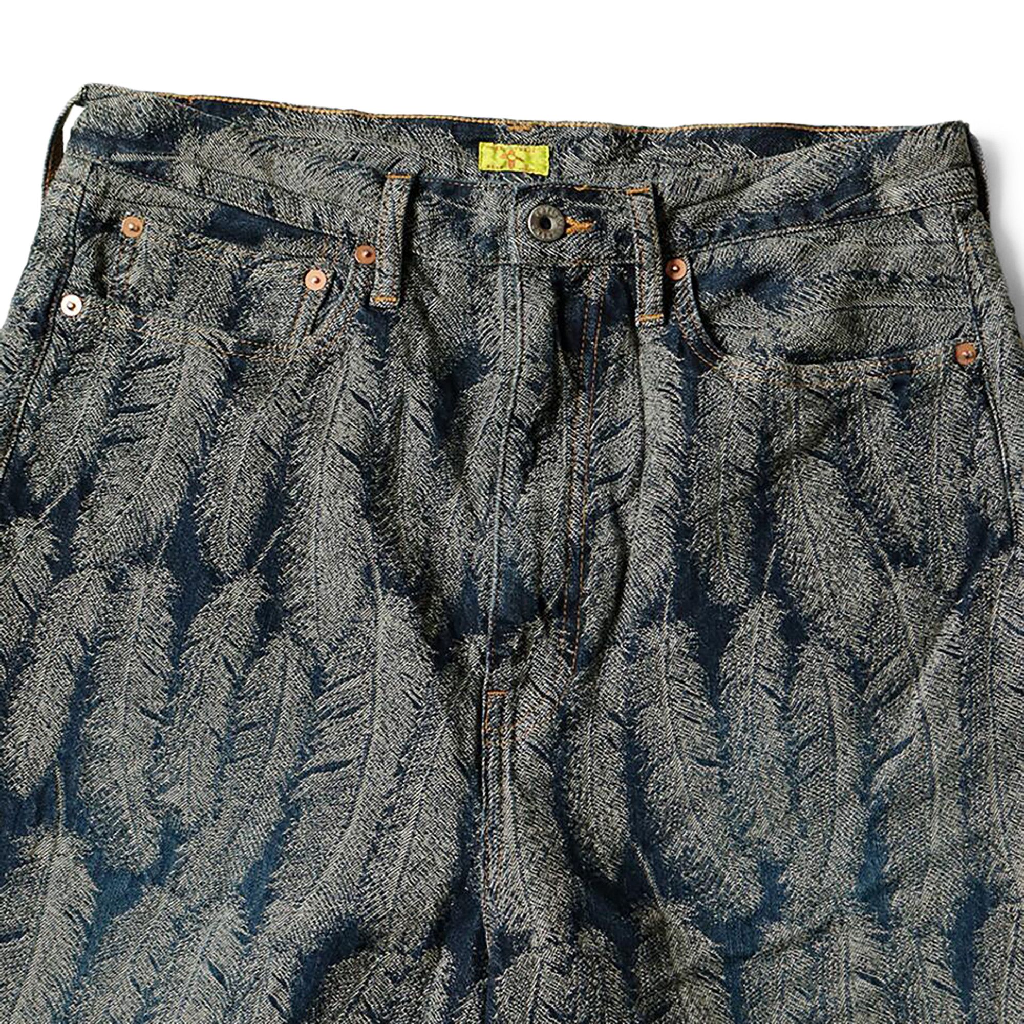 Buy Kapital Feather Denim Shorts 'Indigo' - K2303SP047 INDI