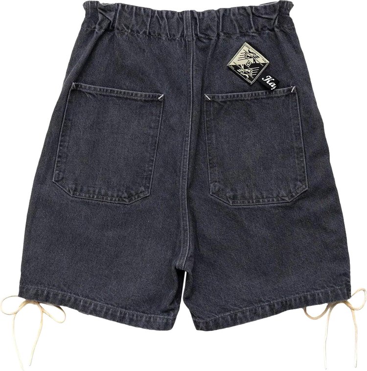 Kapital Denim Easy Ranch Go Shorts Black