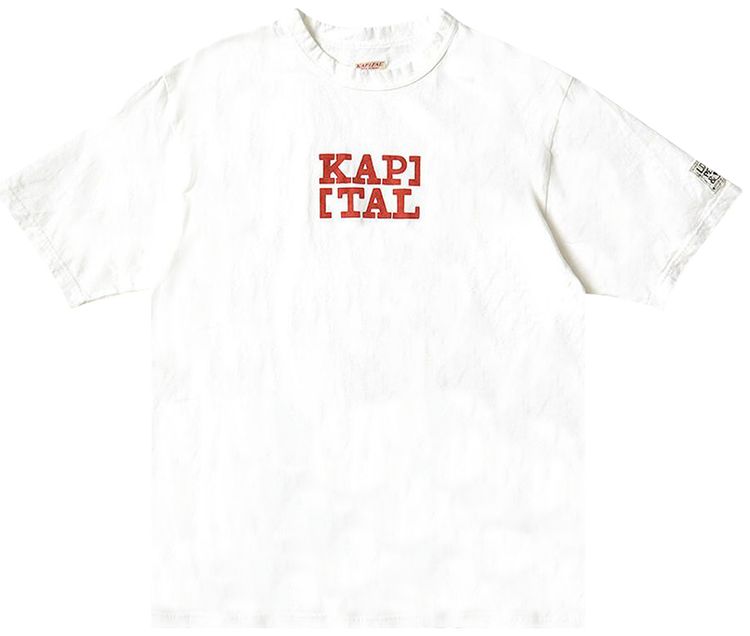 Kapital Brackets Kap Rookie Crew Jersey T Shirt Red