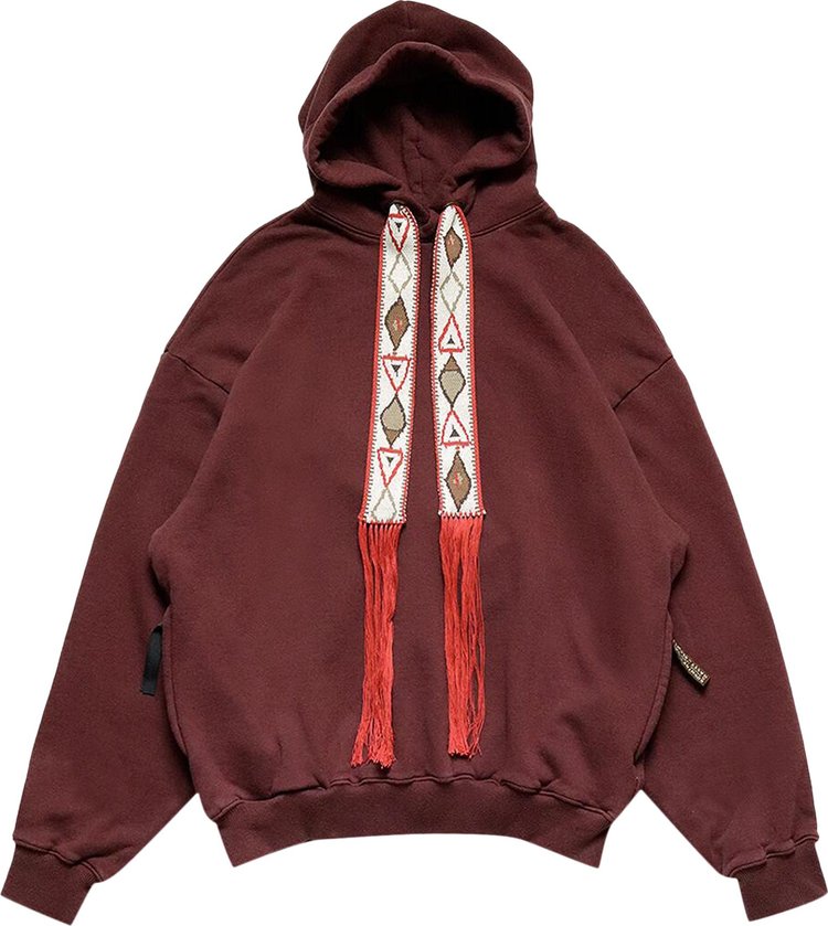 Kapital Knit Maldives Big Parka Burgundy