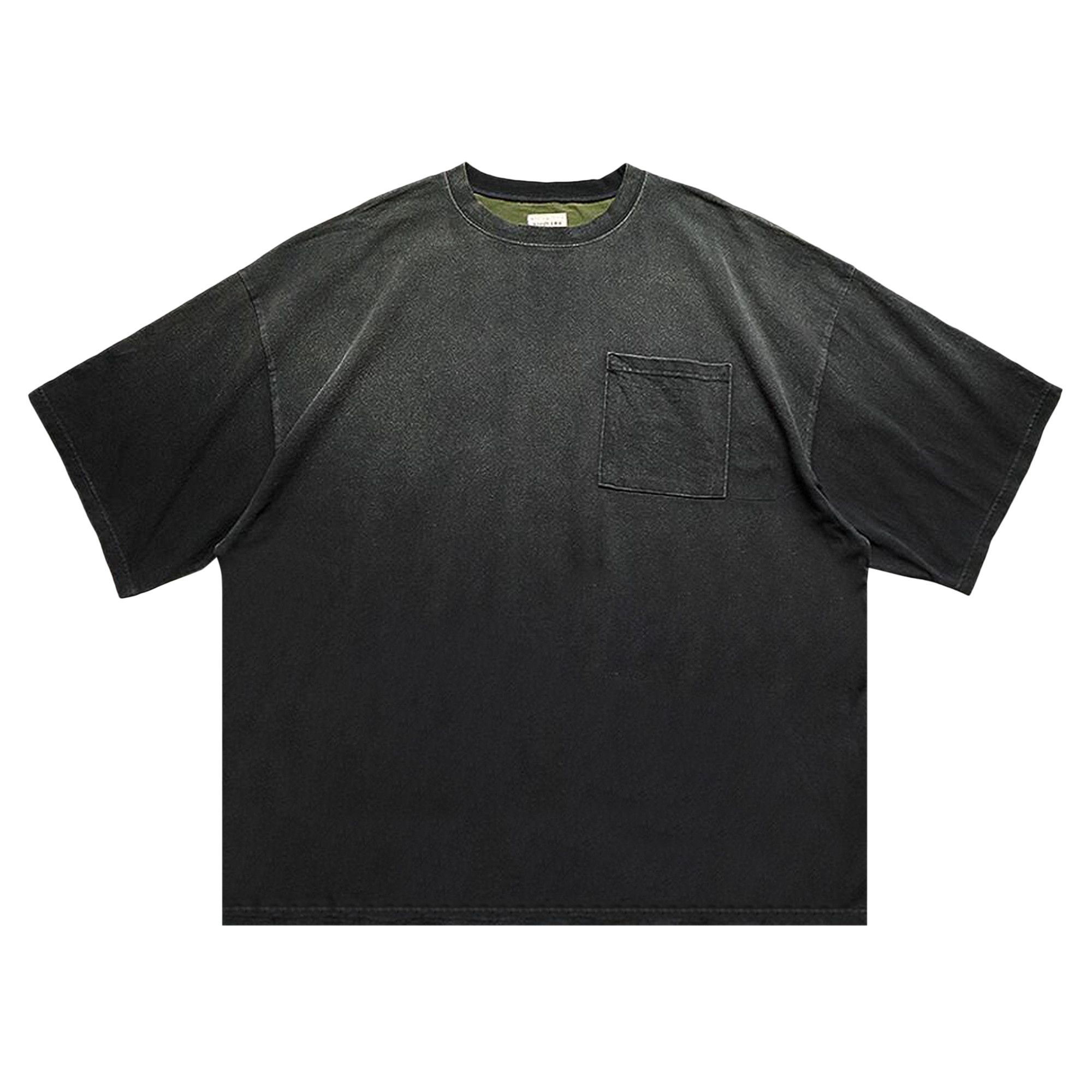 ホットセール 口コミ Buy Kapital Bone 2 Tones Big Pocket Jersey T-Shirt 'Black トップス
