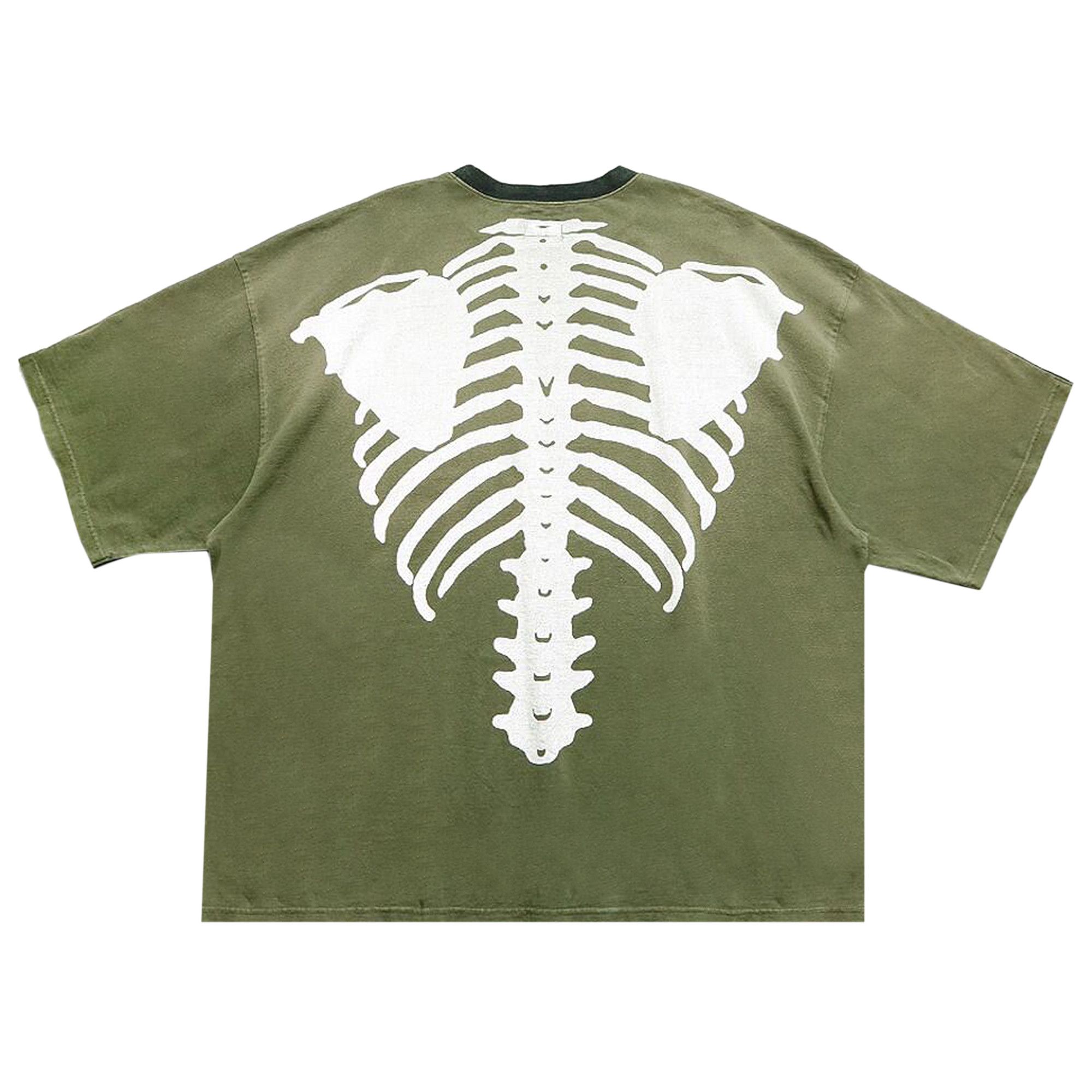 Buy Kapital Bone 2 Tones Big Pocket Jersey T-Shirt 'Black/Khaki' - EK 1446  BLAC | GOAT