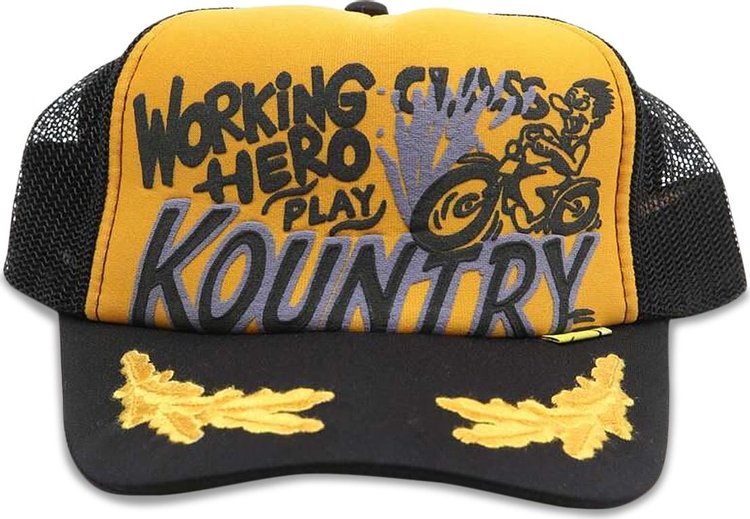 Kapital Kountry Racer Truck Cap OrangeBlack