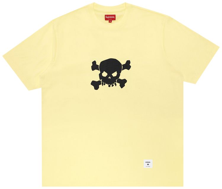 Supreme Skull Short Sleeve Top Pale Yellow