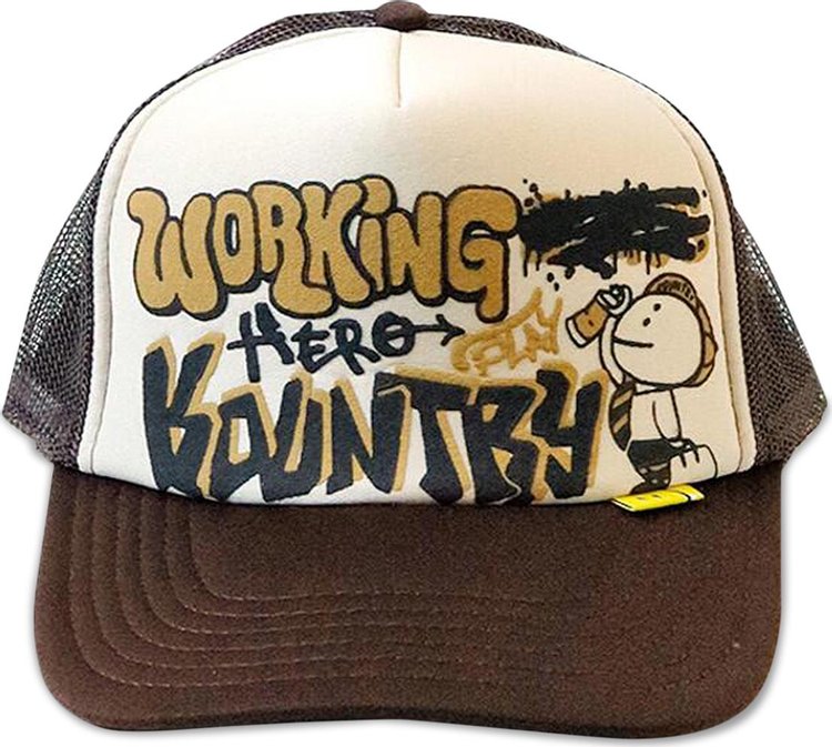 Kapital Working Hero Truck Cap EcruBrown