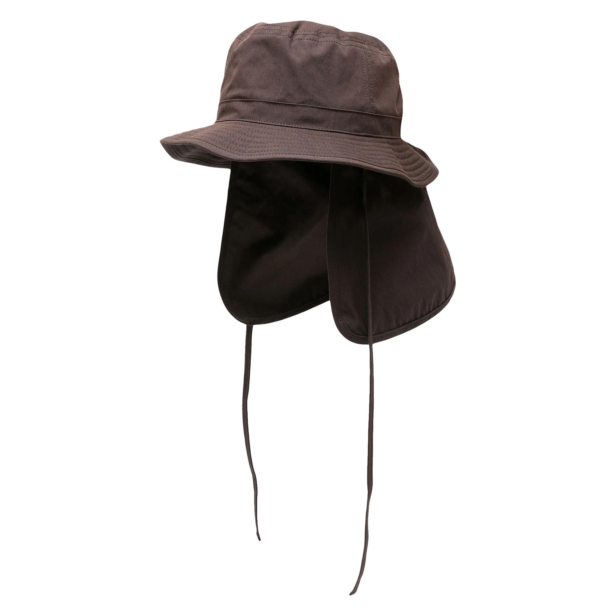 Buy Lemaire Desert Bucket Hat 'Aubergine' - AC1109 LF1228