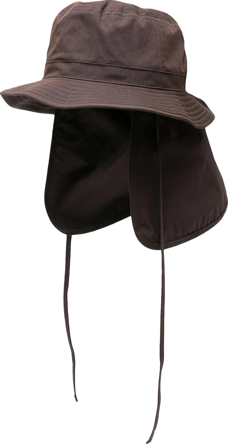 Lemaire Desert Bucket Hat 'Aubergine'